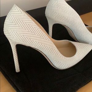 Jimmy Choo size 40 women’s shoes. Worn one time.